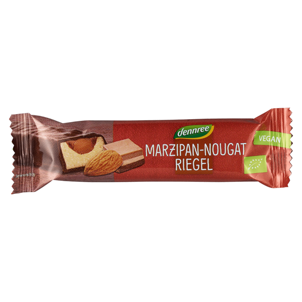 dennree Bio Marzipan-Nougat Riegel Zartbitter