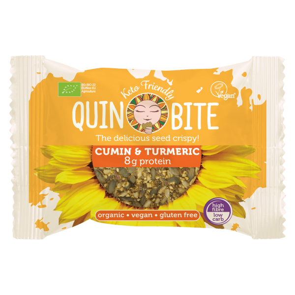 Quin Bite Bio Crispy, mit Kreuzkümmel und Kurkuma