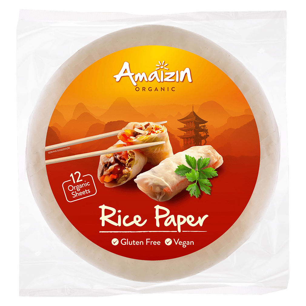 Bio Reispapier, 12 Blätter von Amaizin bei greenist.de