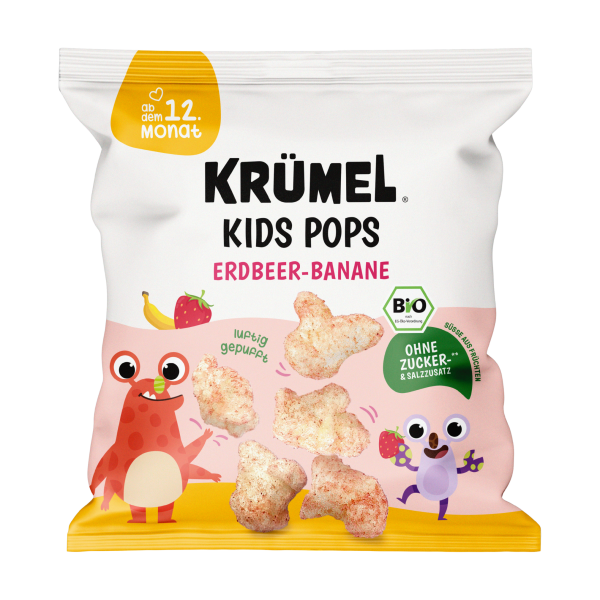 Krümel Bio Kids Pops Erdbeer-Banane