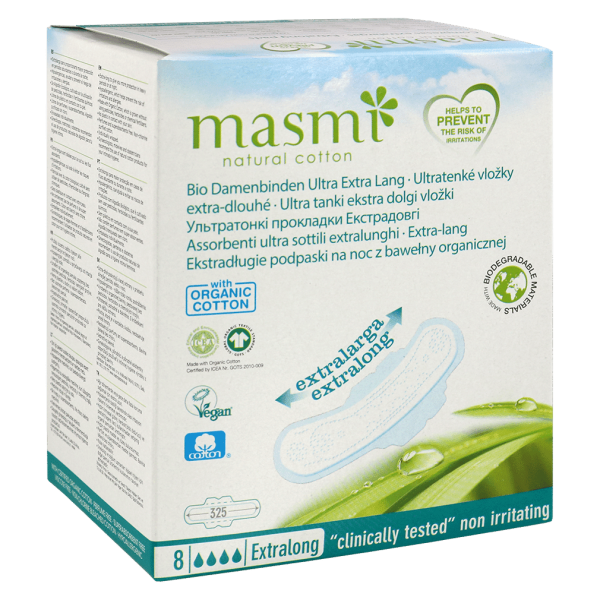 Masmi Organic Care Bio Damenbinde Ultra Extra Lang