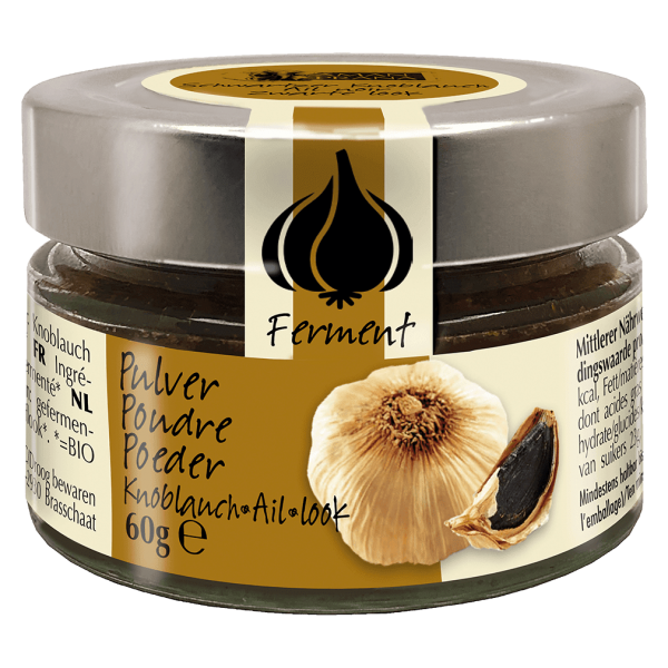 Aman Prana Bio Schwarzer Knoblauch Pulver, 60g