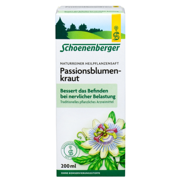 Schoenenberger Passionsblumenkraut Heilfpflanzensaft