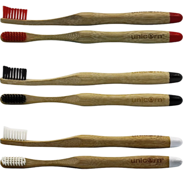 Spa Vivent unicorn® Bambus Zahnbürste schwarz - hart