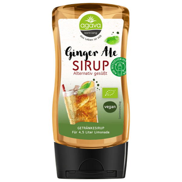 agava Bio Ginger Ale Sirup