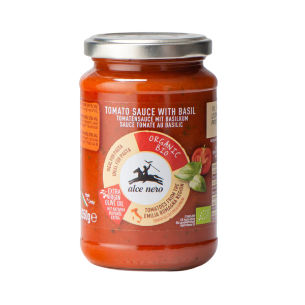Alce Nero Bio Tomatensauce mit Basilikum