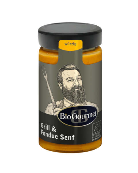 BioGourmet Bio Grill &amp; Fondue Senf, 100ml