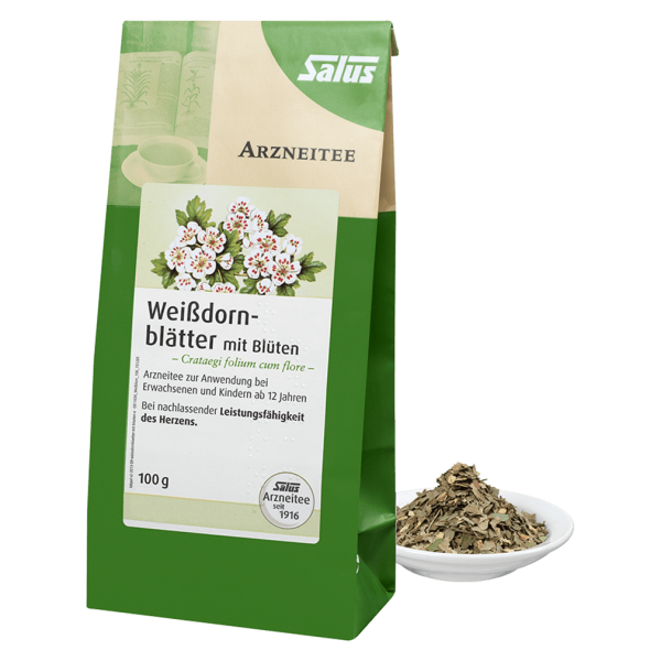 Salus Bio Weißdornblätter mit Blüten