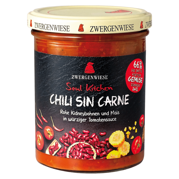 Zwergenwiese Bio Soul Kitchen Chili sin Carne