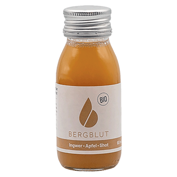 Bergblut Bio Ingwer-Apfel Shot