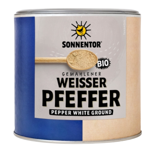 Sonnentor Bio Pfeffer weiß gemahlen 260 g, Gastrodose klein