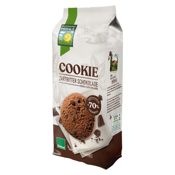 Bohlsener Mühle Bio Cookie mit Zartbitterschokolade