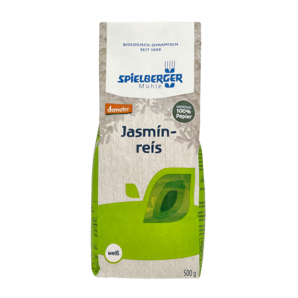 Spielberger Bio Jasminreis weiß aus Thailand, 500g