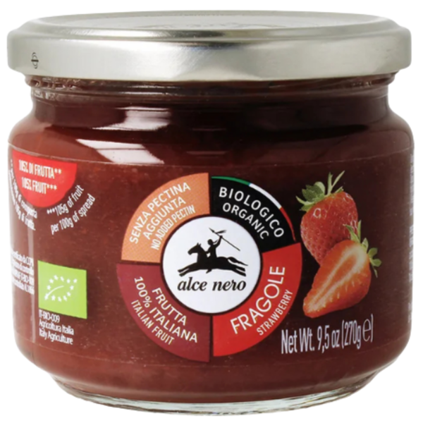 Alce Nero Bio Fruchtaufstrich Erdbeere, 270g
