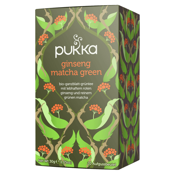 Pukka Bio Ginseng Matcha Green Tee