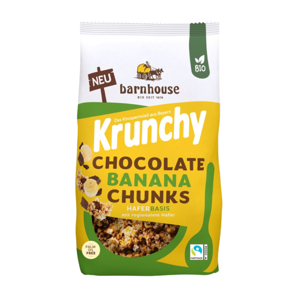 Barnhouse Bio Krunchy Chocolate Banana Chunks