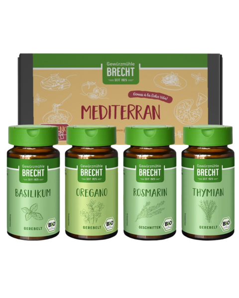 Gewürzmühle Brecht Bio Geschenkbox Mediterran
