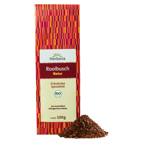 Herbaria Bio Rooibos Natur Kräutertee, 100g