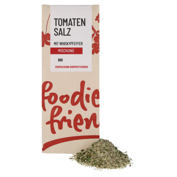 foodie &amp; friends Bio Tomatensalz mit Whiskypfeffer