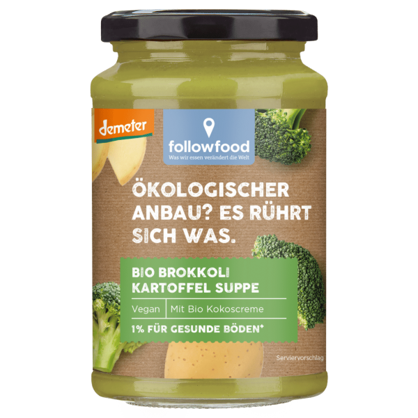 followfood Bio Brokkoli Kartoffel Suppe