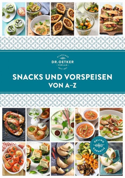 Dr. Oetker Verlag Snacks,Vorspeisen A-Z 2020