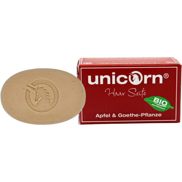 Spa Vivent unicorn® Apfel-Haarseife mit Goethepflanzen-Extrakt 100g