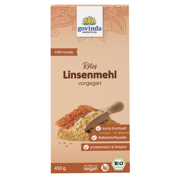 Govinda Bio Rotes Linsenmehl