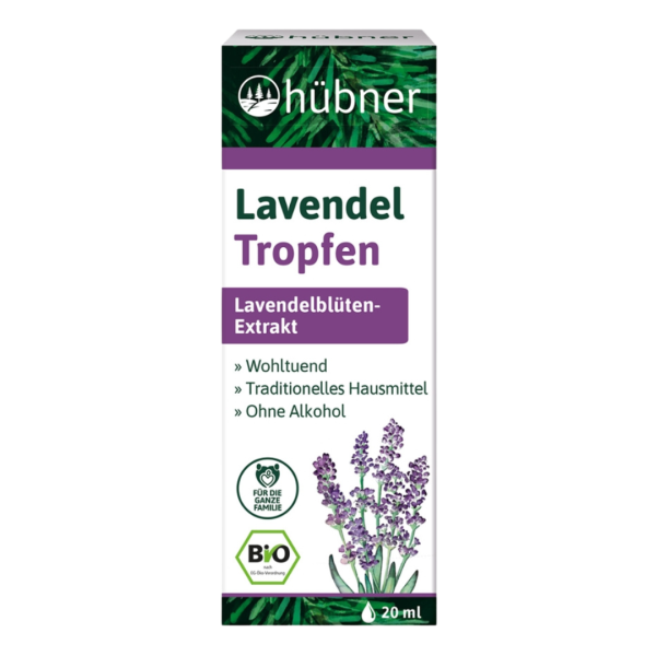 Hübner Bio Lavendel Tropfen, 20 ml