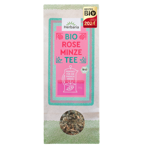 Herbaria Bio Rose-Minze Teemischung