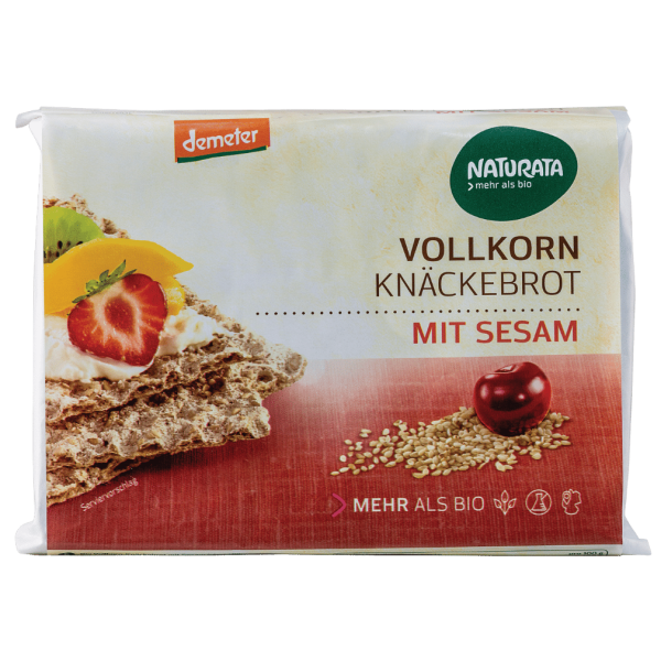 Naturata Bio Vollkorn-Knäckebrot mit Sesam