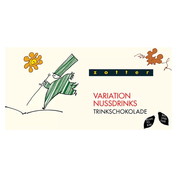 Zotter Bio Trinkschokolade - Variation Nussdrinks