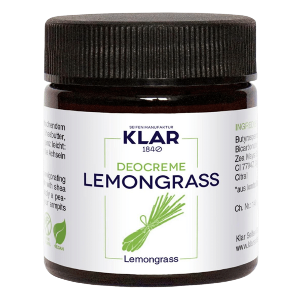 Klar Seifen Deocreme Lemongras