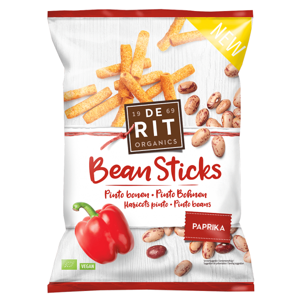deRit Bio Bean Sticks Paprika MHD 13.01.2024