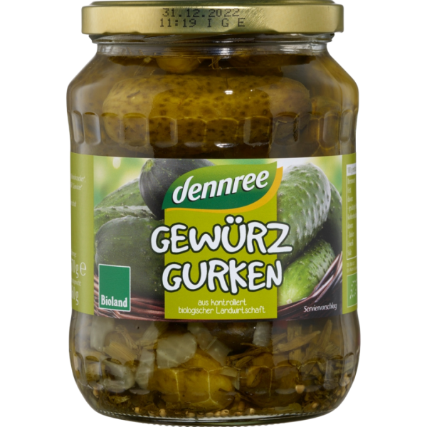 dennree Bio Gewürzgurken