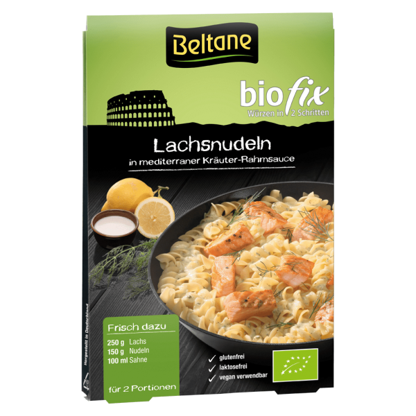 Beltane Bio fix Lachsnudeln