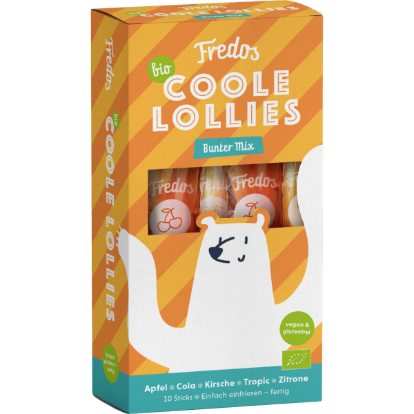 Fredos Bio Coole Lollies Bunter Mix