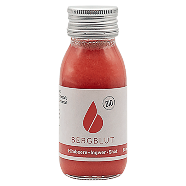 Bergblut Bio Himbeere-Ingwer Shot