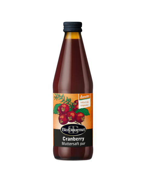 BioGourmet Bio Cranberry Muttersaft pur, 500ml