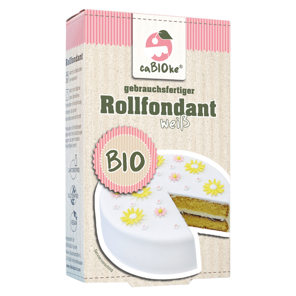 caBIOke Bio Rollfondant weiß