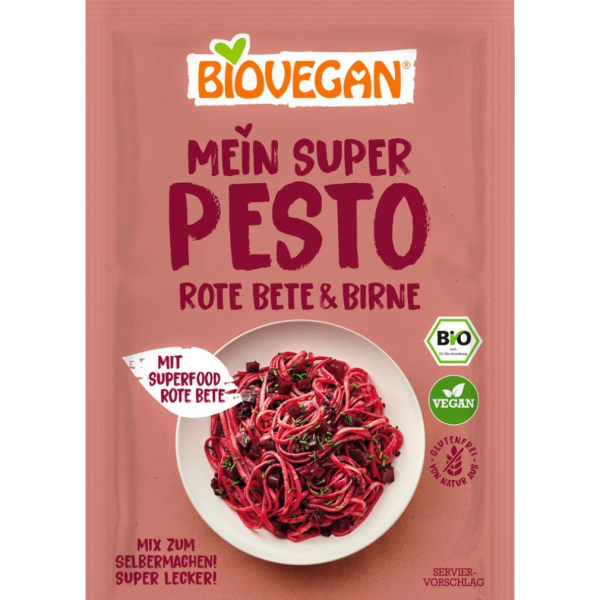 Biovegan Bio Mein Super Pesto Rote Bete-Birne