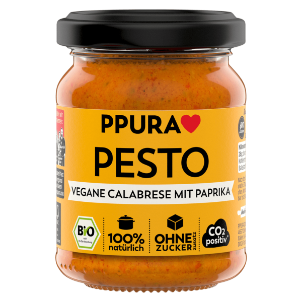 PPura PPura Bio Pesto Calabrese, Paprika, vegan