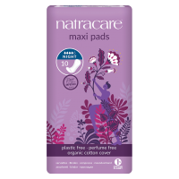 Natracare Maxi Damenbinden für die Nacht, 10 Stück Natracare Maxi Damenbinden für die Nacht, 10 Stück