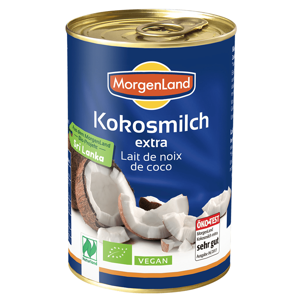 Bio Kokosmilch extra, 22% Fett