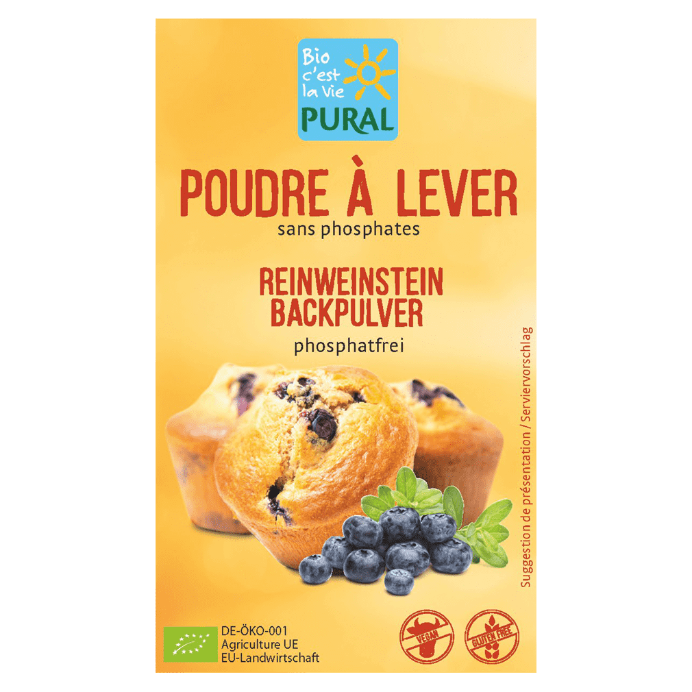Bio Reinweinstein Backpulver 3x21g