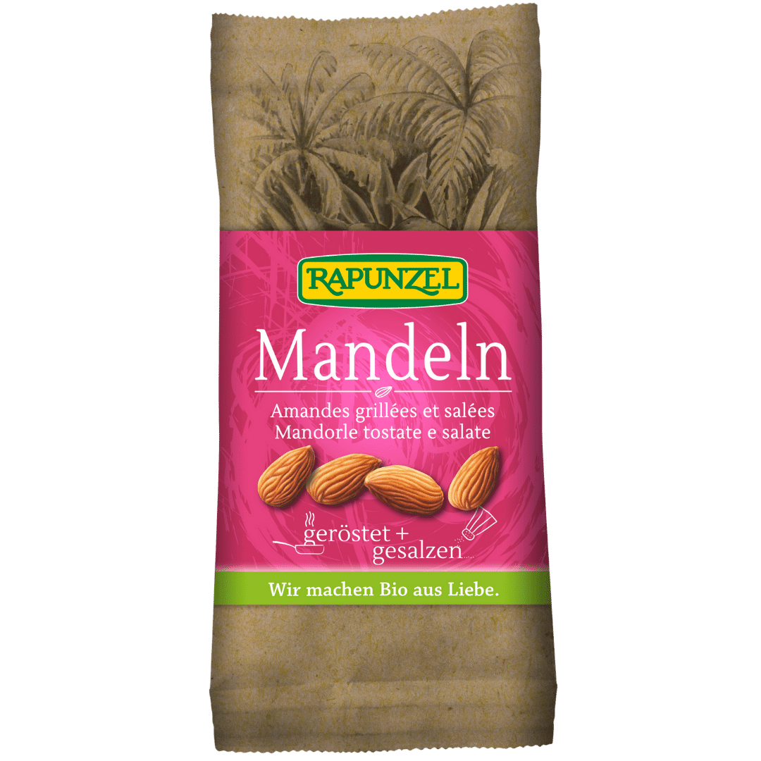 Bio Mandeln geröstet, gesalzen