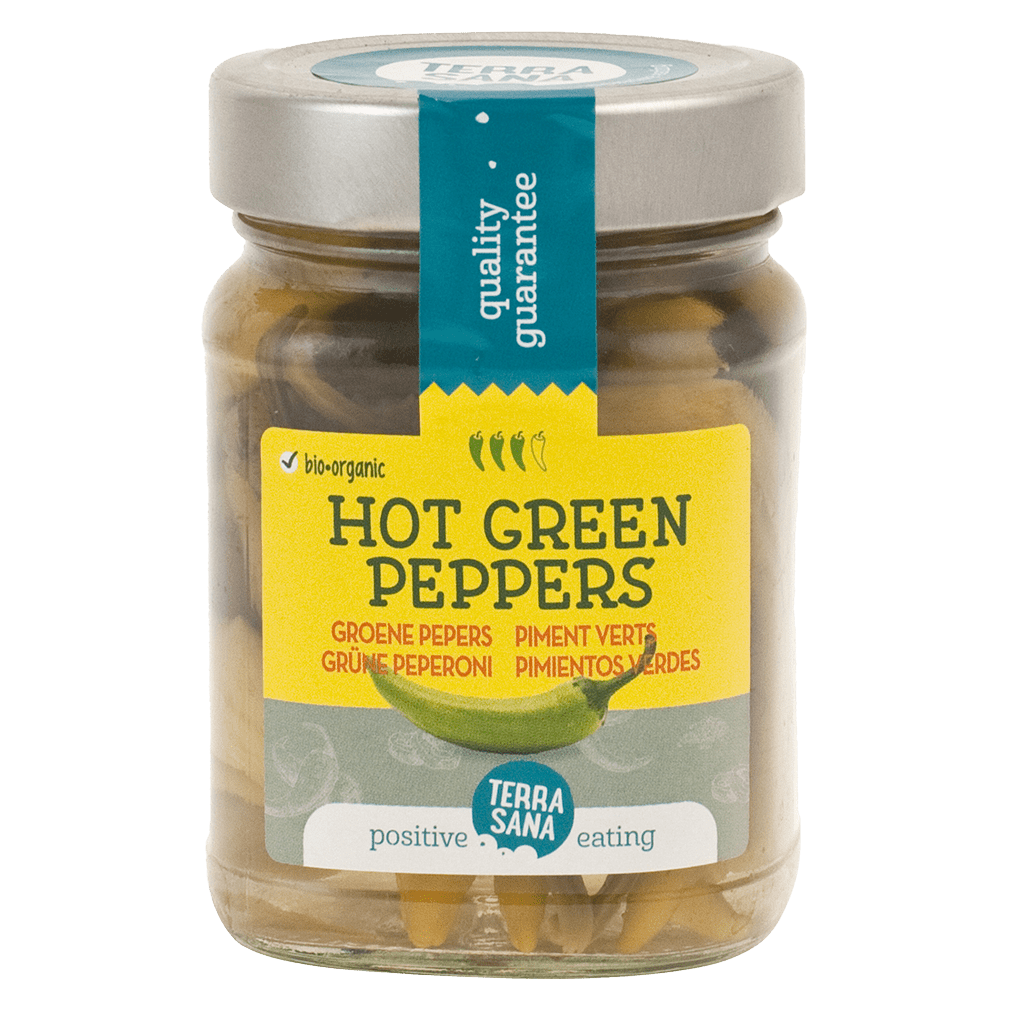 Bio Grüne Peperoni Paprika Scharf