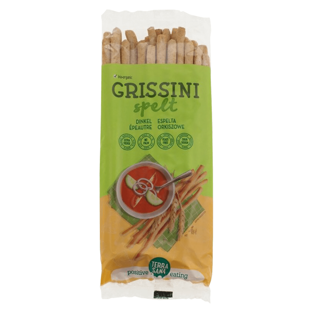 Bio Grissini aus Dinkel (Knusperstangen)